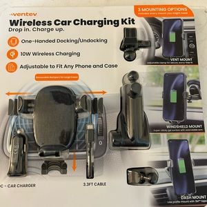 Amazing wireless car charging kit by Ventev